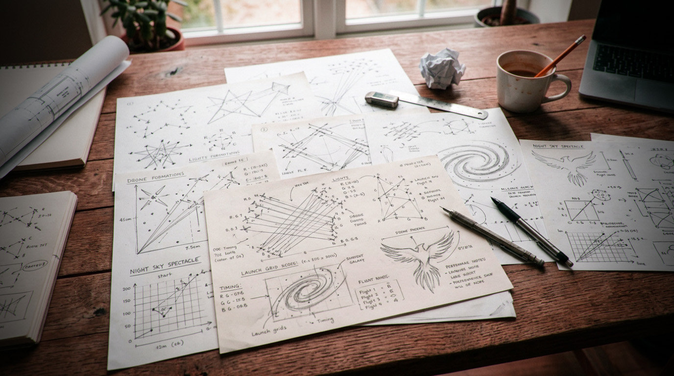 How to brief a drone show designer